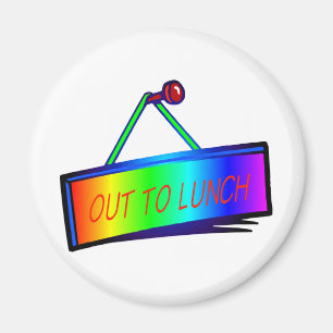 Imán Tema del cartel del almuerzo