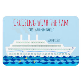 Imán Tema del crucero personalizado