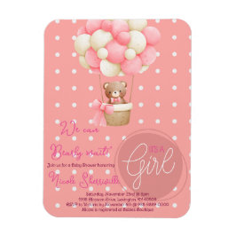 Imán Tema Del Oso Peach Peach Hot Air Balloon Baby Show