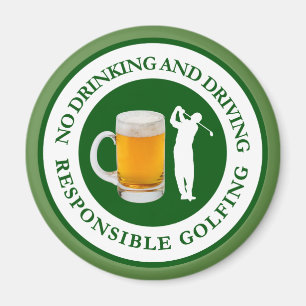 Imán Tema divertido del golf