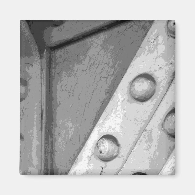 Imán Tema Industrial Arte Digital. (Frente)