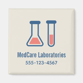 Imán Temas de ciencia de beaker y de You Tube de prueba