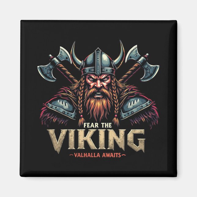 Imán Temer Al Viktor Guerrero Nórdico Valhalla Awaits (Frente)
