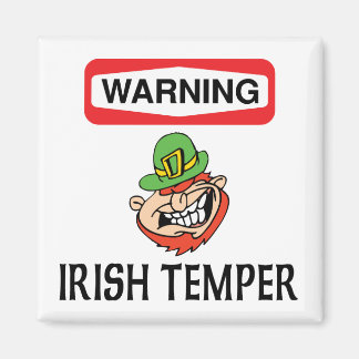 Imán Temper irlandés de advertencia