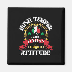 Imán Temperamento Irlandés Actitud Italiana Día de San