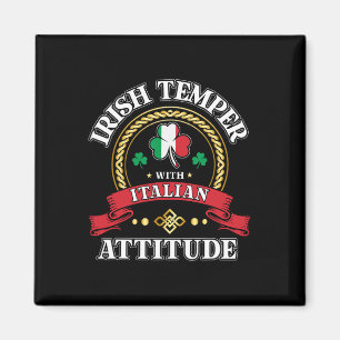 Imán Temperamento Irlandés Actitud Italiana Día de San 