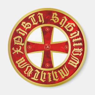 Imán Templarios cruz/cruz de caballero/Crusaders cross