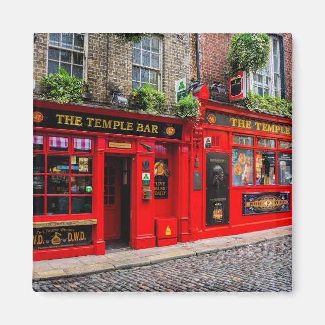 Imán Temple Bar, Dublín, Irlanda (Frente)
