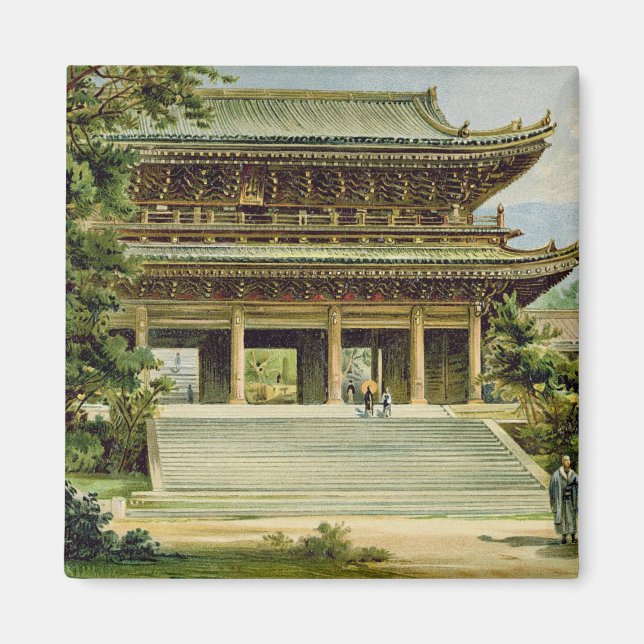 Imán Templo budista en Kioto, Japón (Frente)