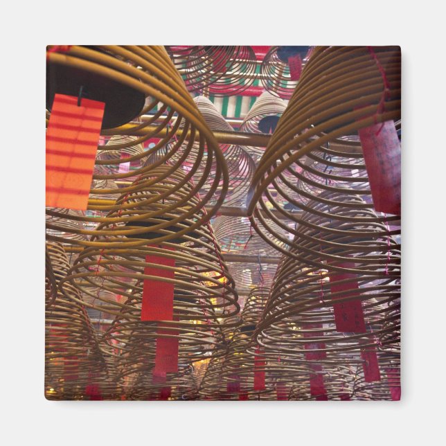 Imán Templo budista Man Mo de Hong Kong (Frente)