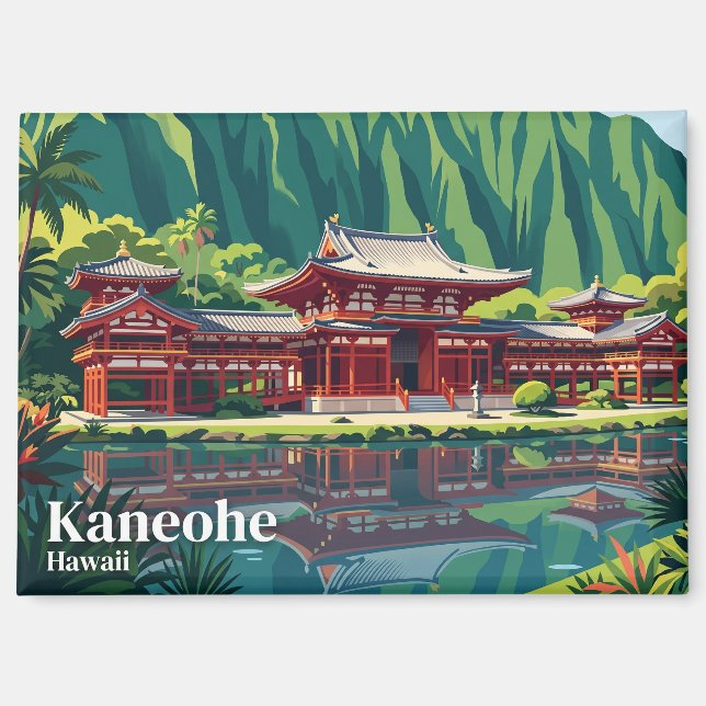Imán Templo Byodo-In EE. UU. (Anverso)