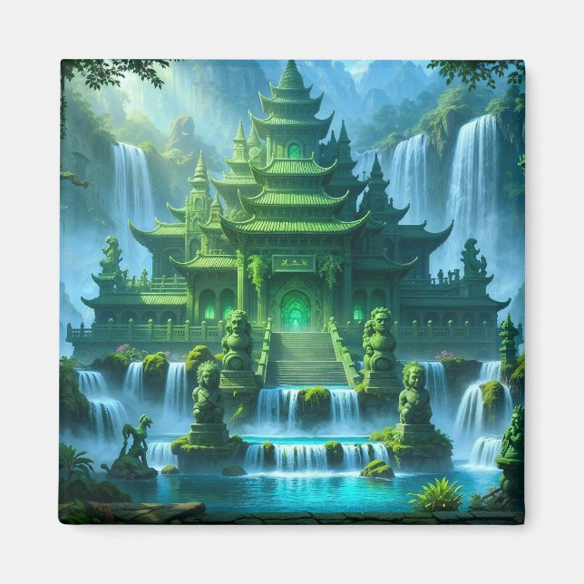 Imán Templo Castillo del Trono Secreto de Jade (Frente)
