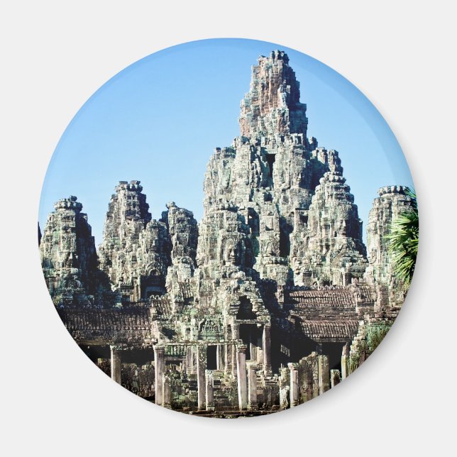 Imán Templo de Bayon en Angkor, Camboya (Frente)