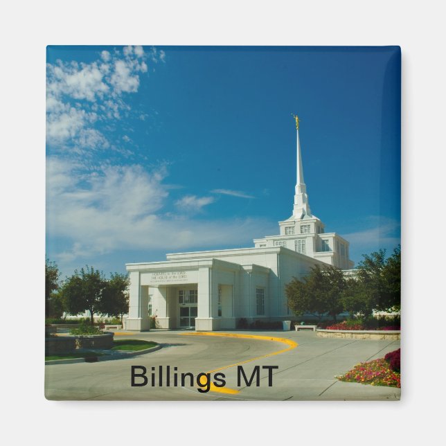 Imán Templo de Billings MT LDS (Frente)