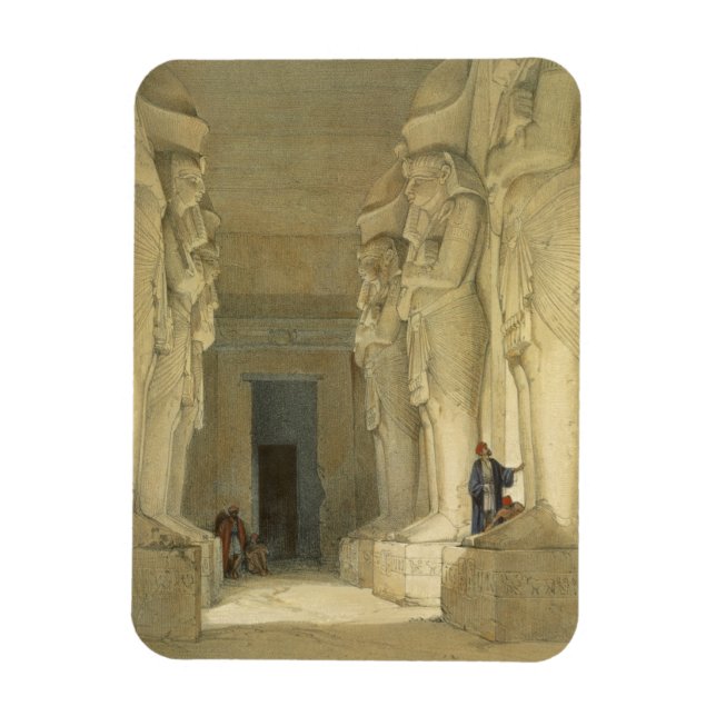 Imán Templo de Gysha, Nubia, de "Egipto y (Vertical)