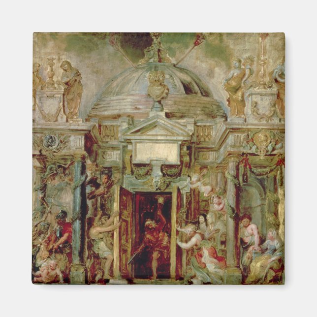 Imán Templo de Janus, años 1630 (Frente)