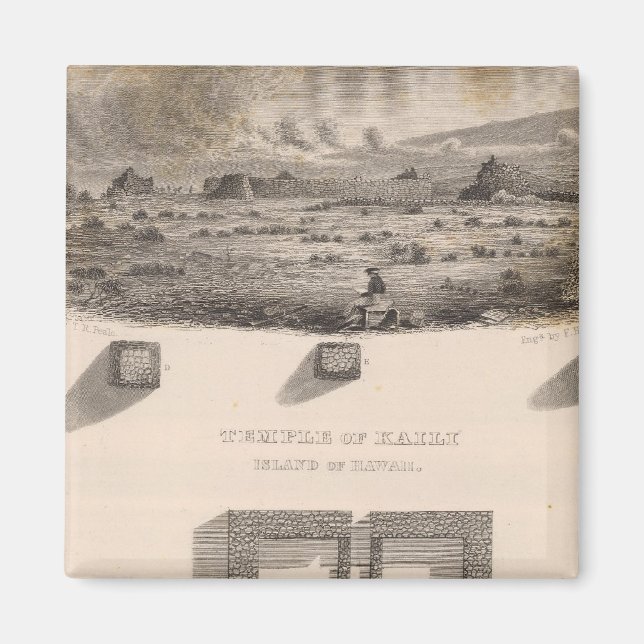 Imán Templo de Kaili, isla de Hawái, Hawái (Frente)