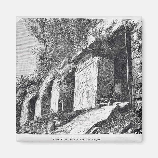 Imán Templo de las Inscripciones, Palenque (Frente)