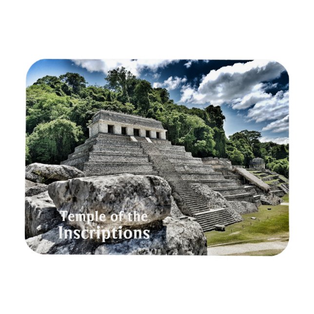 Imán Templo de las Suscripciones, Chiapas, México (Horizontal)