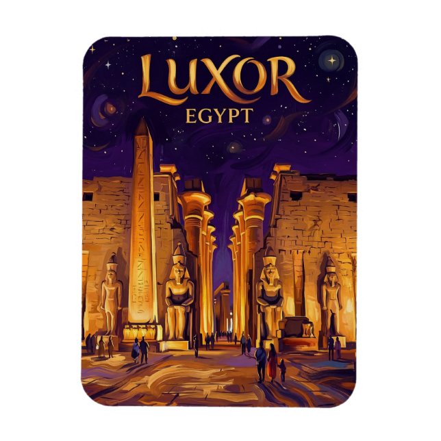 Imán Templo de Luxor Egipto (Vertical)