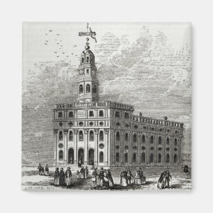 Imán Templo de Mormón en el lago Salt, 1854