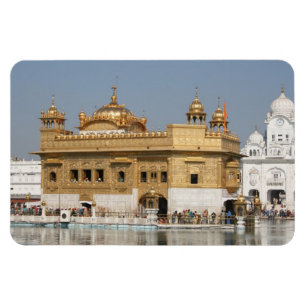 Imán Templo de oro Harmandir Sahib Amritsar la India