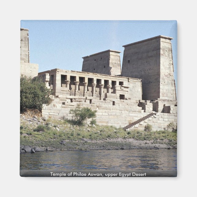 Imán Templo de Philae Asuán, desierto del Alto Egipto (Frente)