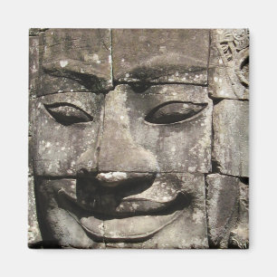 Imán Templo de piedra de Bayon de la cara del Khmer…,