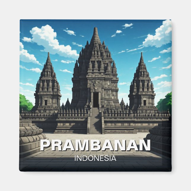 Imán Templo de Prambanan Indonesia UNESCO (Frente)