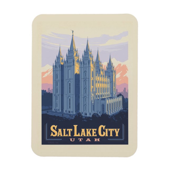 Imán Templo de Salt Lake | Salt Lake City, Utah (Vertical)