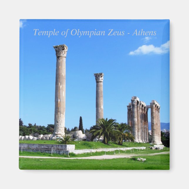 Imán Templo de Zeus Olímpico - Atenas (Frente)