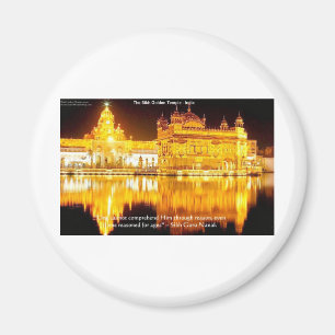 Imán Templo Dorado Sij en India Regalos y Camisetas