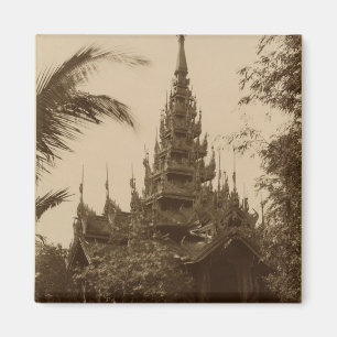Imán Templo en Mandalay, Birmania, fin del siglo XIX