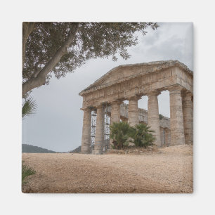 Imán Templo griego en Segesta, Sicilia