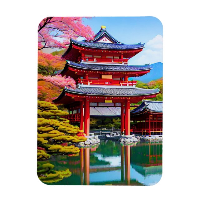 Imán Templo japonés (Vertical)