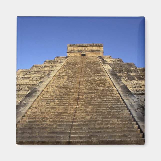 Imán Templo Kukulcán o Castillo) en 2 (Frente)