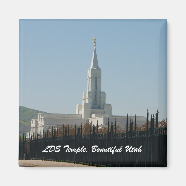 Imán Templo LDS, Bountiful Utah (Frente)