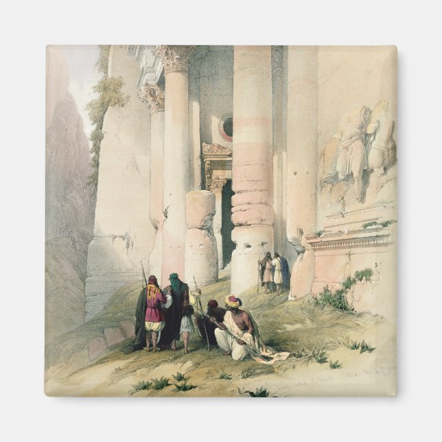 Imán Templo llamado El Khasne, Petra, 7 de marzo de 183 (Frente)