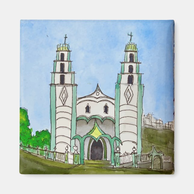 Imán Templo María Milagrosa, Mazatlán, México (Frente)