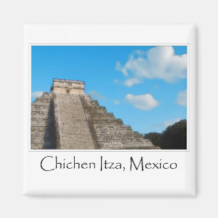 Imán Templo maya Chichén Itza en México