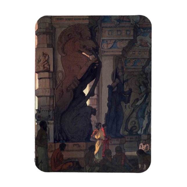 Imán Templo Meenakshi en Madurai, Hiroshi Yoshida (Vertical)