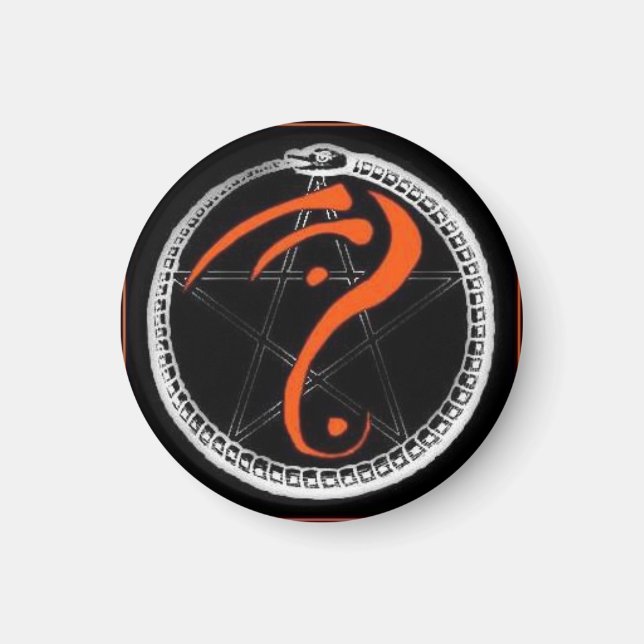 Imán Templo Sahjaza Sigil Magnet (Frente)