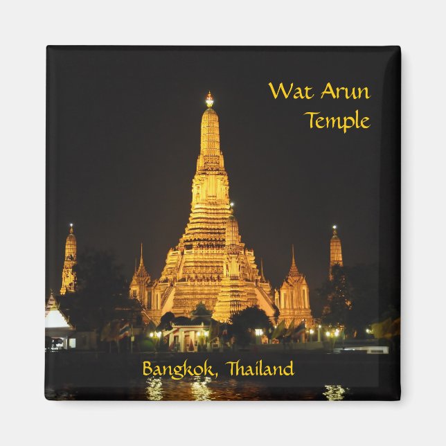 Imán Templo Wat Arun en Bangkok (Frente)