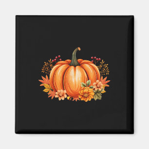 Imán Temporada de calabaza otoño Retro Halloween Otoño 