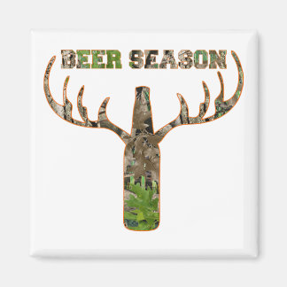 Imán Temporada De Caza De Cervezas Regalo De Temporada 