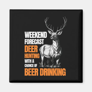 Imán Temporada de Caza de Ciervos Divertida Cazador Beb