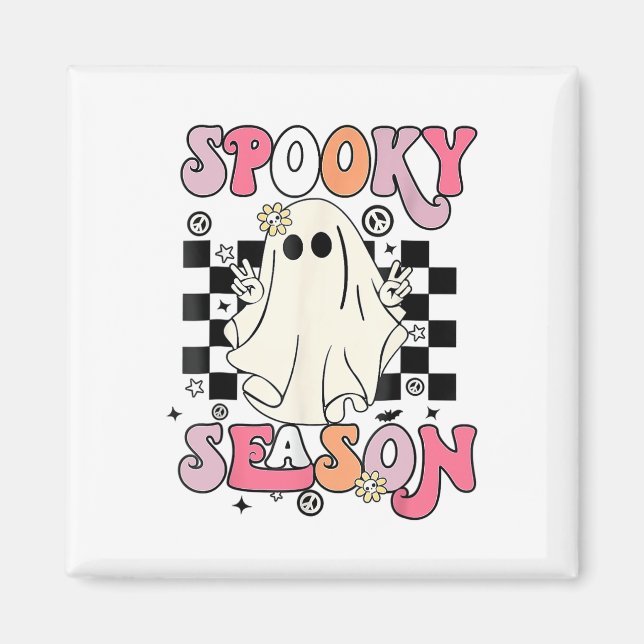 Imán Temporada de Halloween de fantasía (Frente)