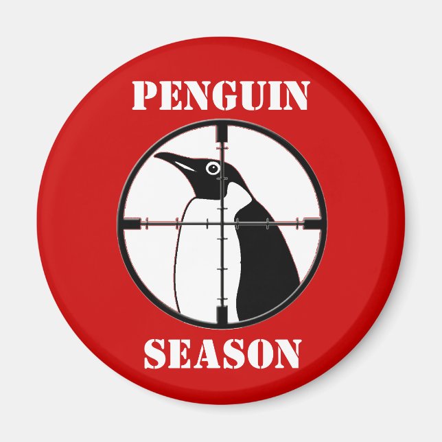 Imán Temporada de Pingüino (Frente)