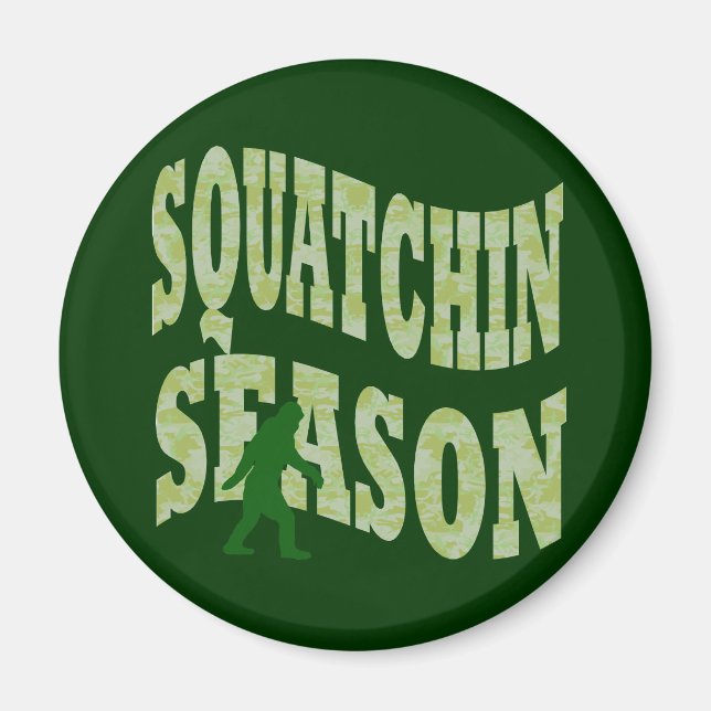 Imán Temporada de Squatchin (Frente)