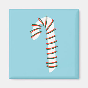 Imán Temporada de vacaciones Artístico Candy Cane